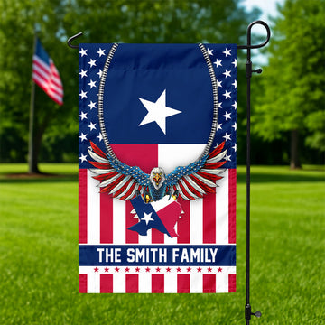 Custom USA States Happy 250th Birthday Years Of Freedom Garden Flag