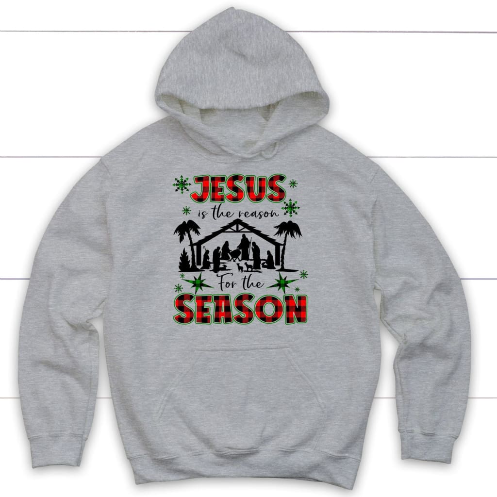 Jesus is the reason for the season hoodie, Christian Christmas hoodies