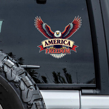 Freedom America 250th Anniversary Car Window Decal Sticker