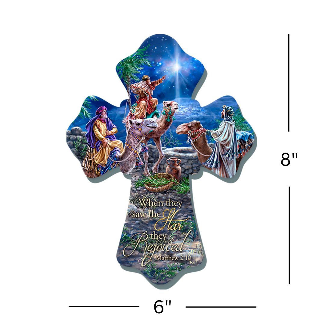 Wise Men Wooden Cross