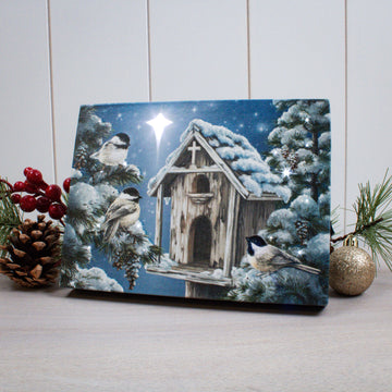 The Gift of Peace 8x6 Lighted Tabletop Canvas