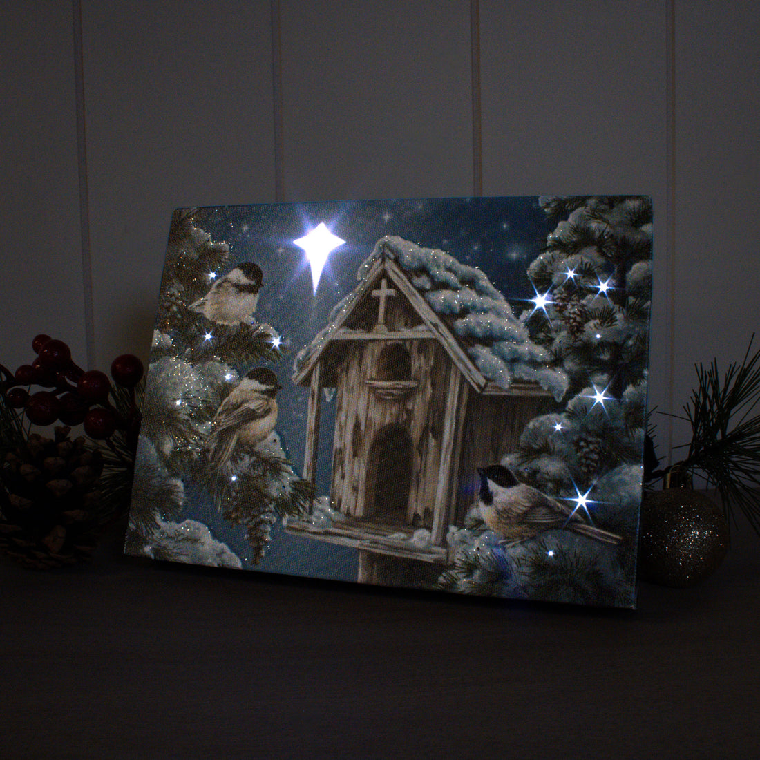 The Gift of Peace 8x6 Lighted Tabletop Canvas