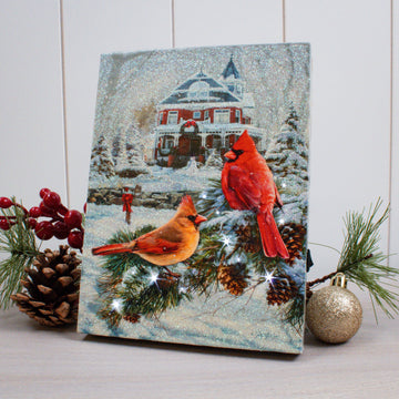 Welcome Home 8x6 Lighted Tabletop Canvas