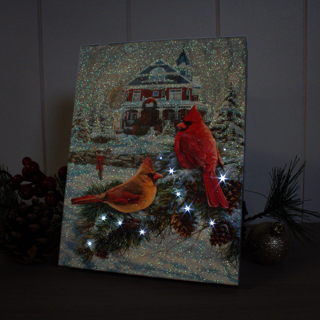 Welcome Home 8x6 Lighted Tabletop Canvas