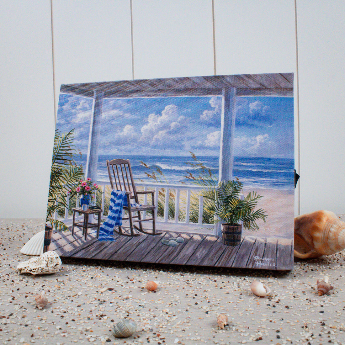 Quiet Time 8x6 Lighted Tabletop Canvas