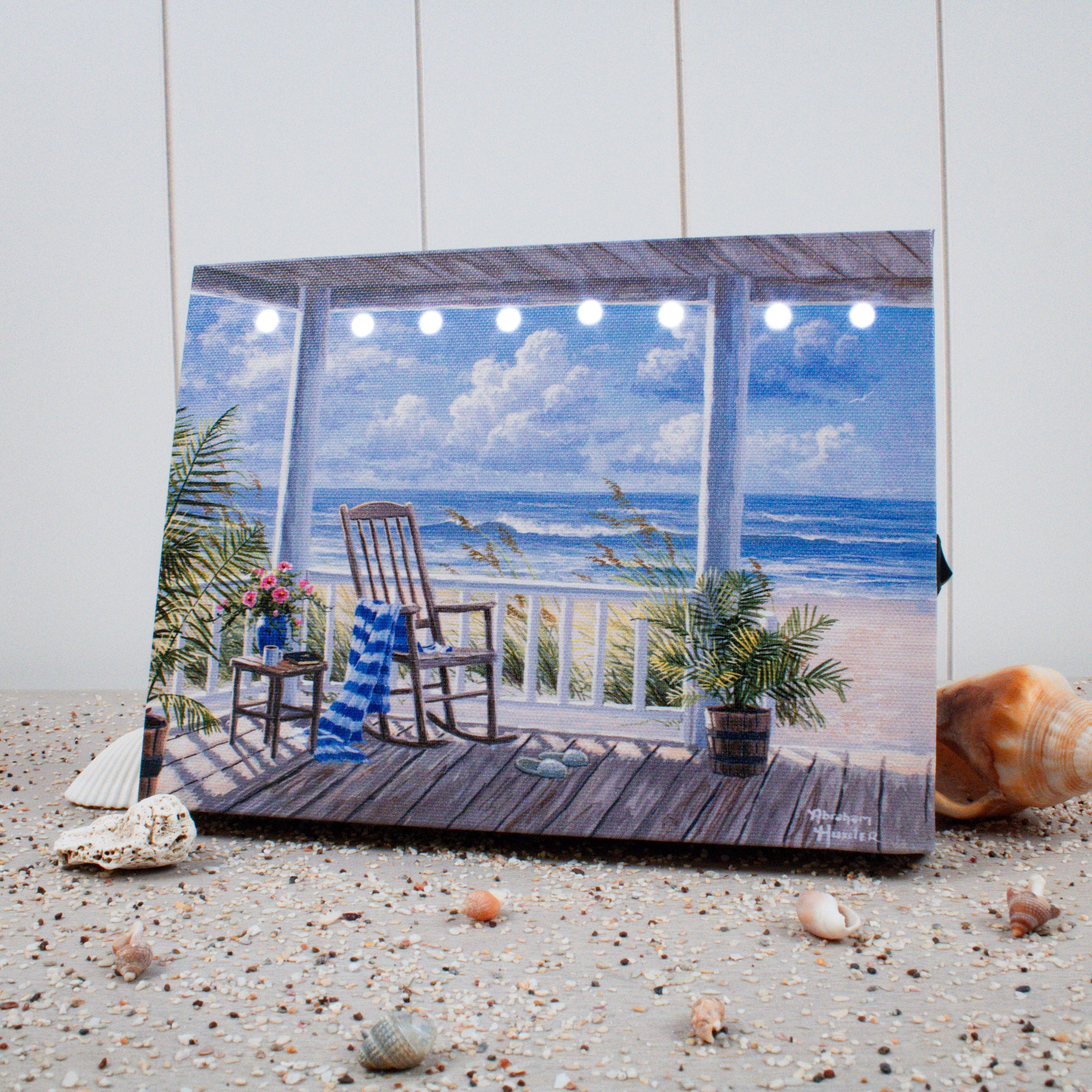 Quiet Time 8x6 Lighted Tabletop Canvas