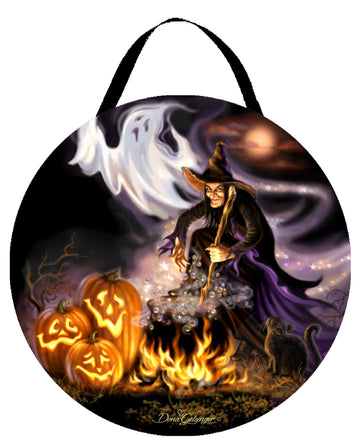 Witch Cauldron LED ornament