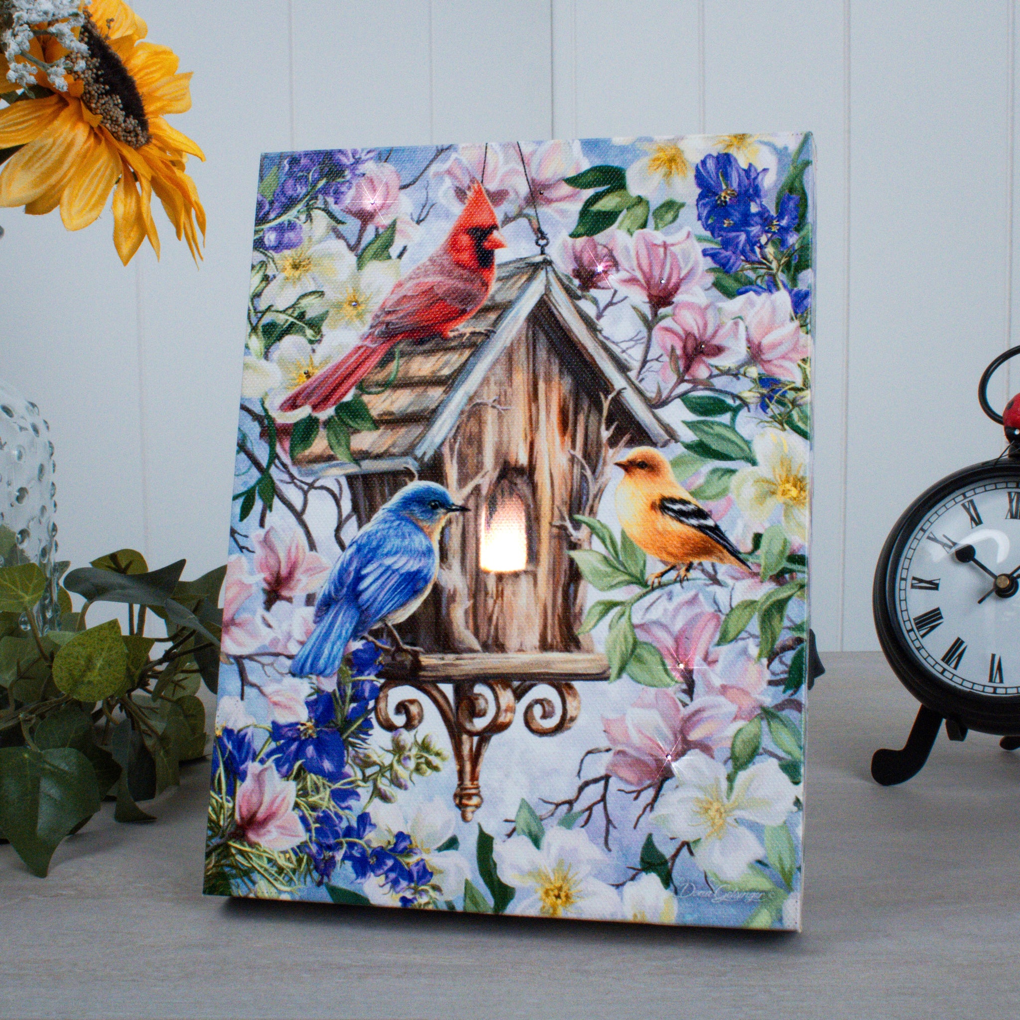 Spring Awakens 8x6 Lighted Tabletop Canvas