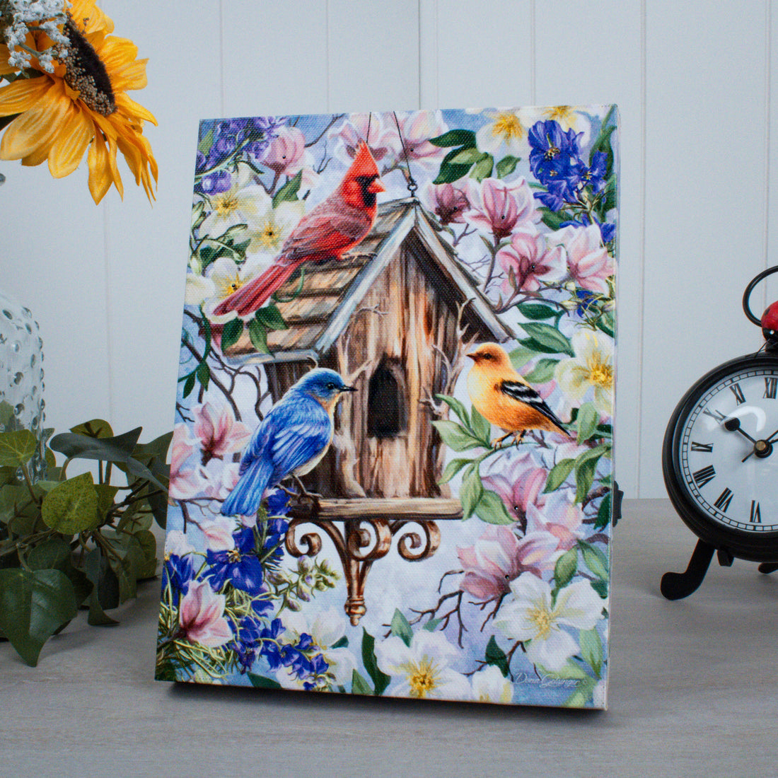 Spring Awakens 8x6 Lighted Tabletop Canvas