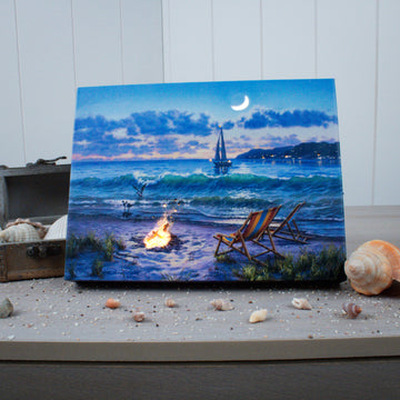 Magical Moonlight 8x6 Lighted Tabletop Canvas