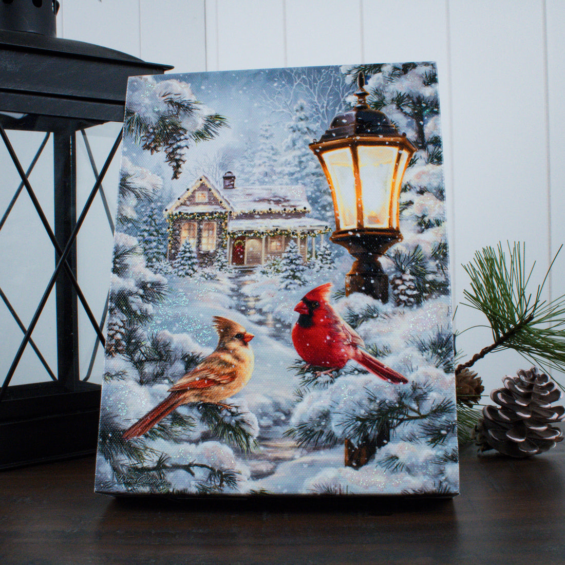 All is Calm 8x6 Lighted Tabletop Canvas