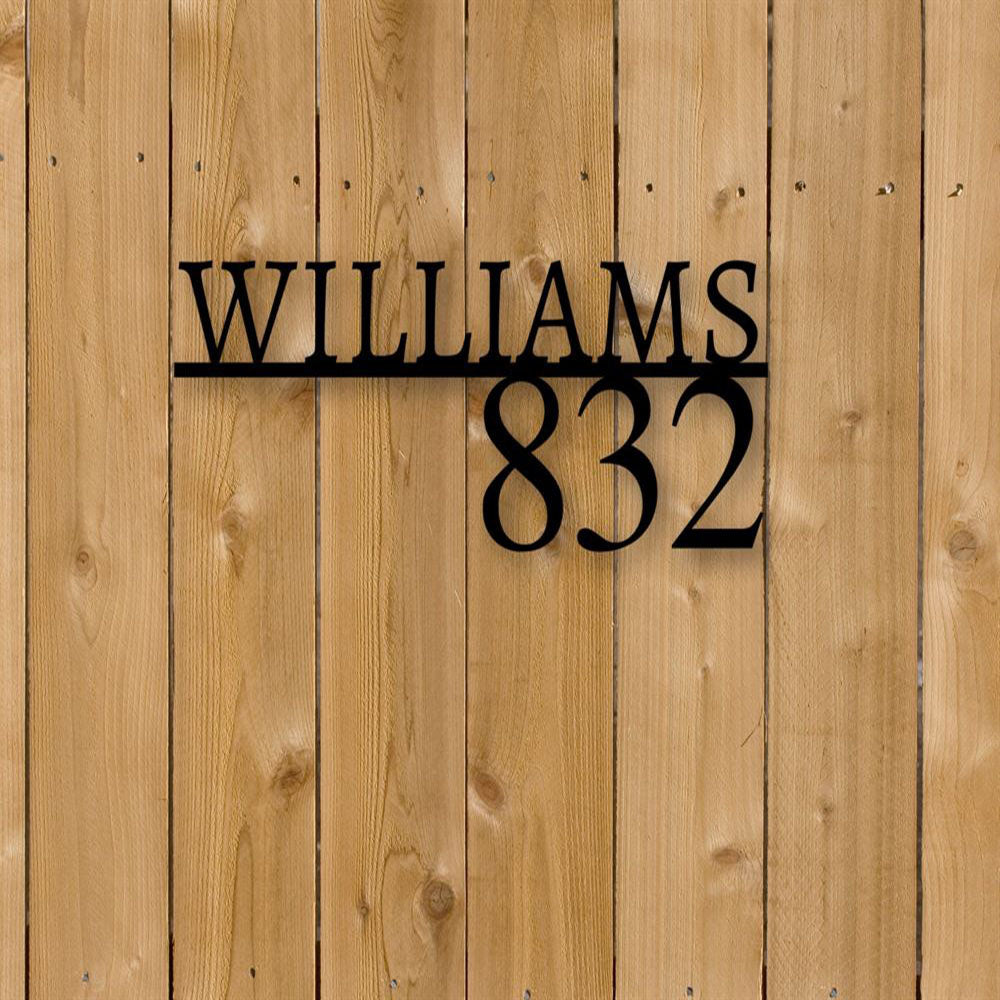 Address Metal Sign, Housewarming Gift, Metal Address Sign, Metal Family Sign, Wall Metal Sign, Home Decor Sign, Anniversary Gift