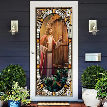 Be Hold, I Stand At The Door Jesus Christ Door Cover, Christian Door Decor, Door Christian Church, Christian Door Plaques