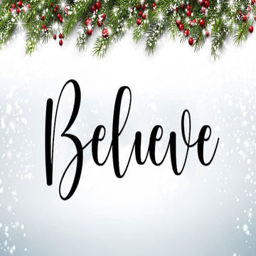 Believe Metal Sign, Christmas Gift, Christmas Home Decor Sign, Christmas Outdoor Metal Sign