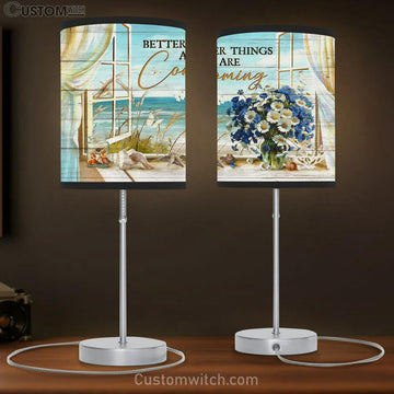 Better Things Are Coming Daisy Lamp Gift Table Lamp - Christian Lamp Gift - Religious Art