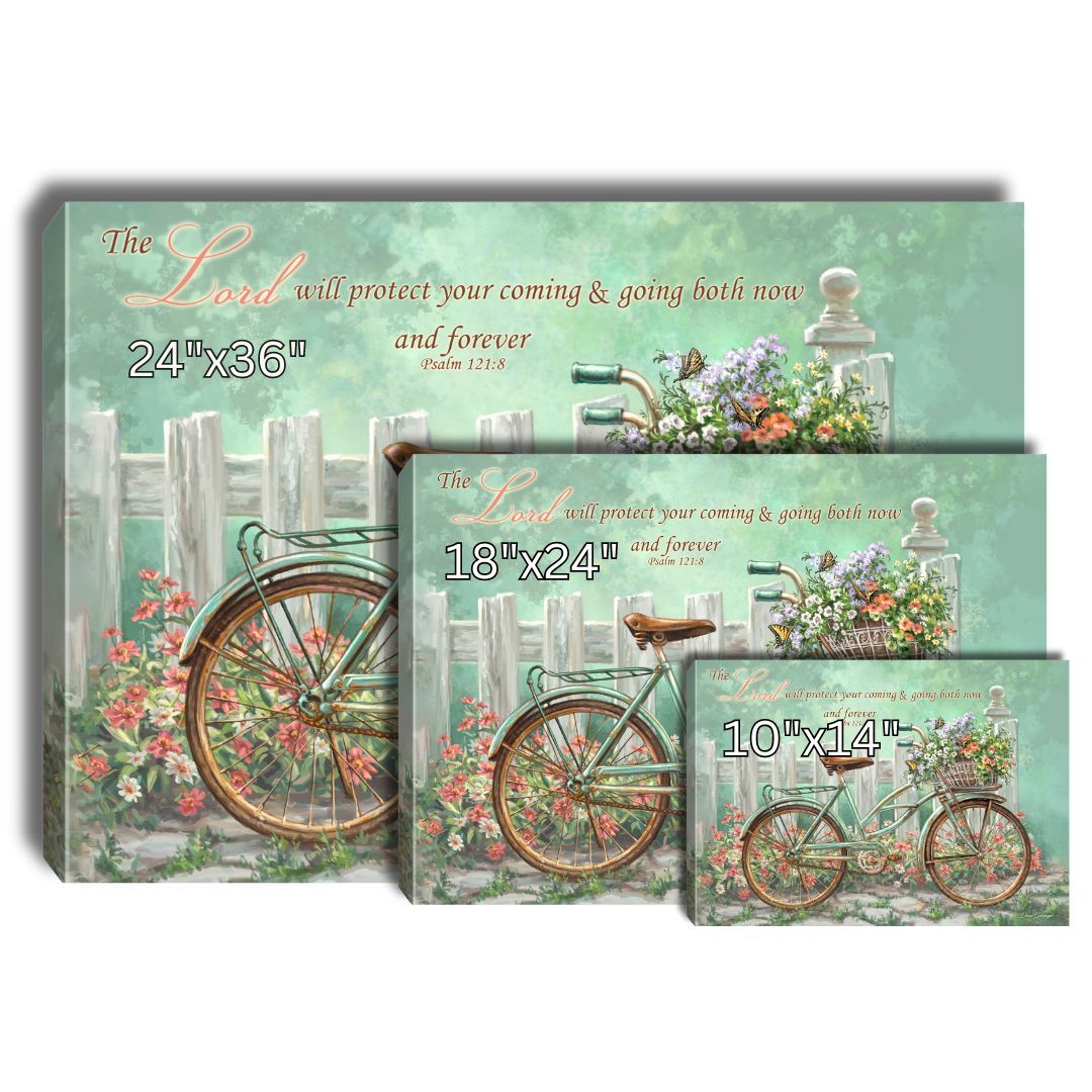 Vintage Bicycle Canvas Wall Art