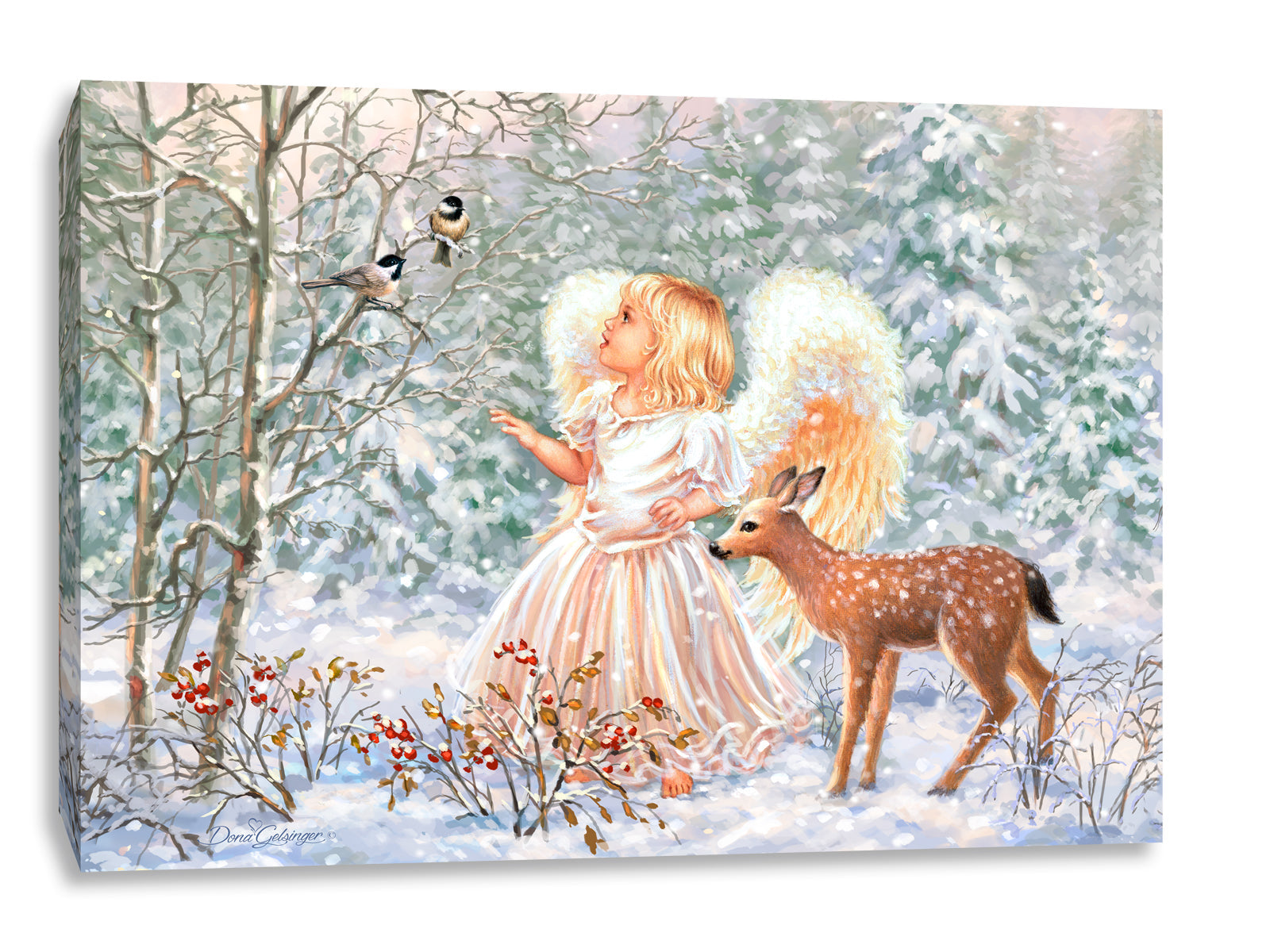 Sweet Christmas Blessings Canvas Wall Art