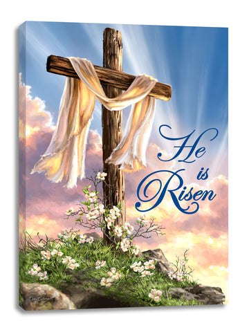 He Is Risen Canvas Wall Art