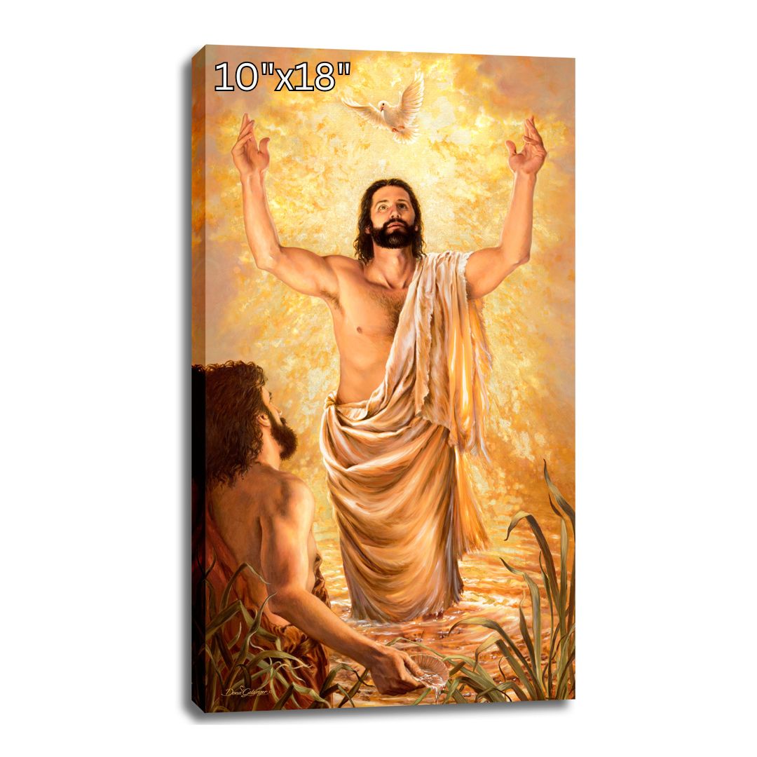 Baptism Of Jesus Canvas Wall Art
