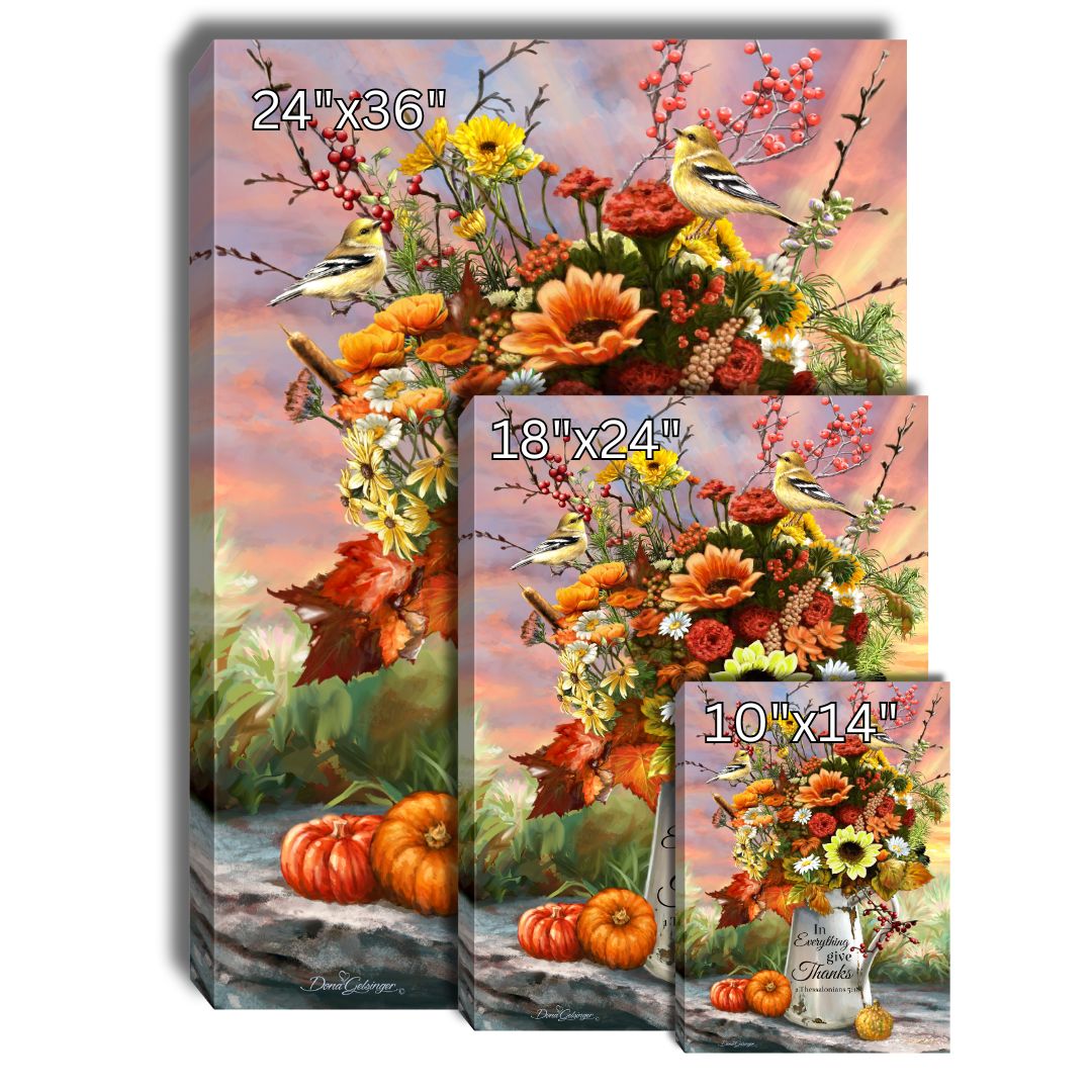 In Everything Give Thanks Canvas Wall Art