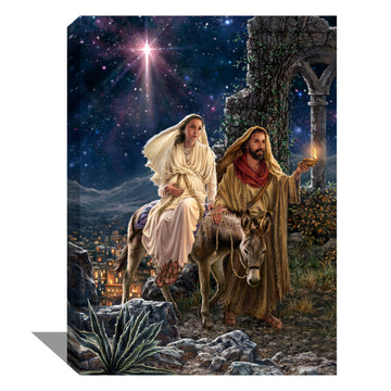 Journey to Bethlehem Canvas Wall Art
