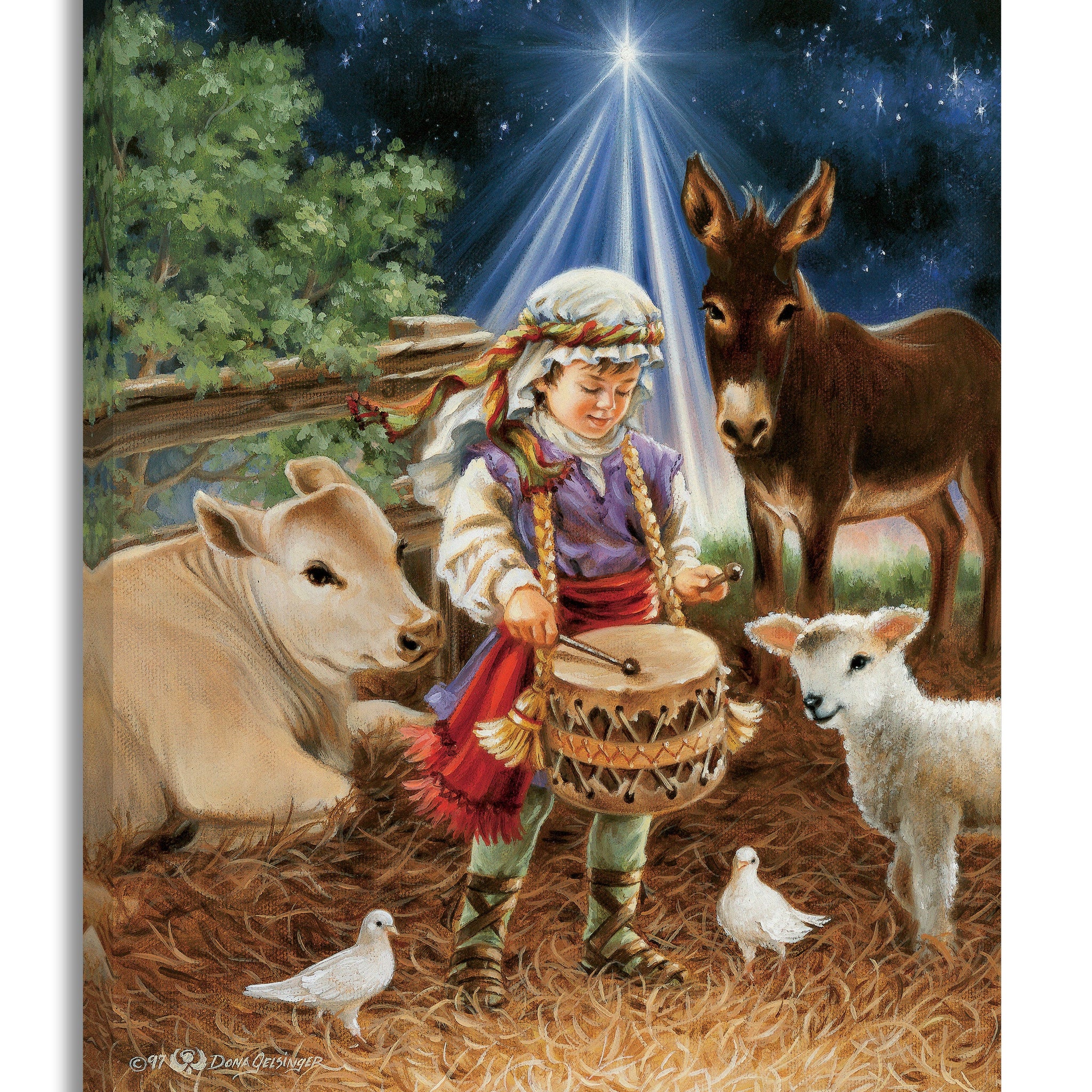 Little Drummer Boy Canvas Wall Art