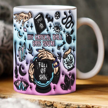 Christian 3D Mug, 3D Witch Inflated Mug, Witchy Vibes Mug, Bible Verse Inflated Mug, 3D Jesus Mug, Religious 3D Mug