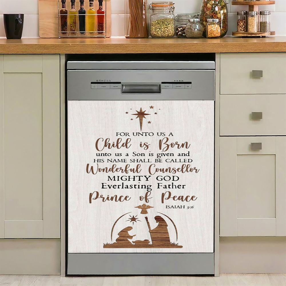 Christian Every Day Is A New Beginning Turtle Beach Dishwasher Cover, Bible Verse Dishwasher Magnet Cover, Scripture Kitchen Decor