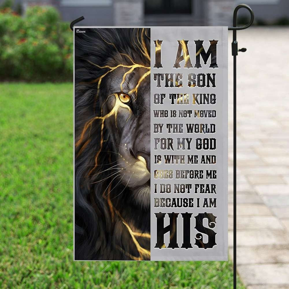 Christian Garden Flags, I Am The Son Of The King Flag, Christian House Flags, Christian Cross Flag, Faith Flag