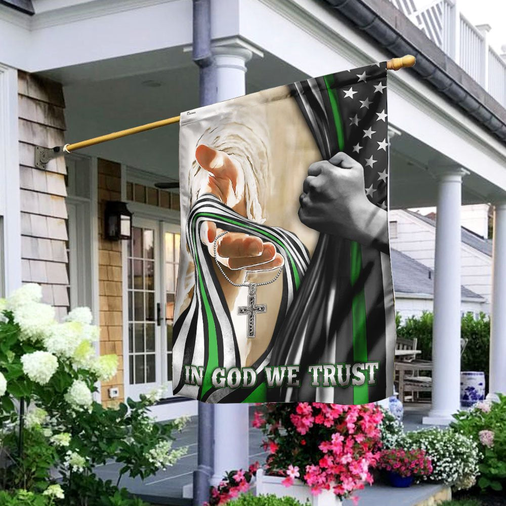 Christian Garden Flags, In God We Trust Military Flag, Christian House Flags, Christian Cross Flag, Faith Flag