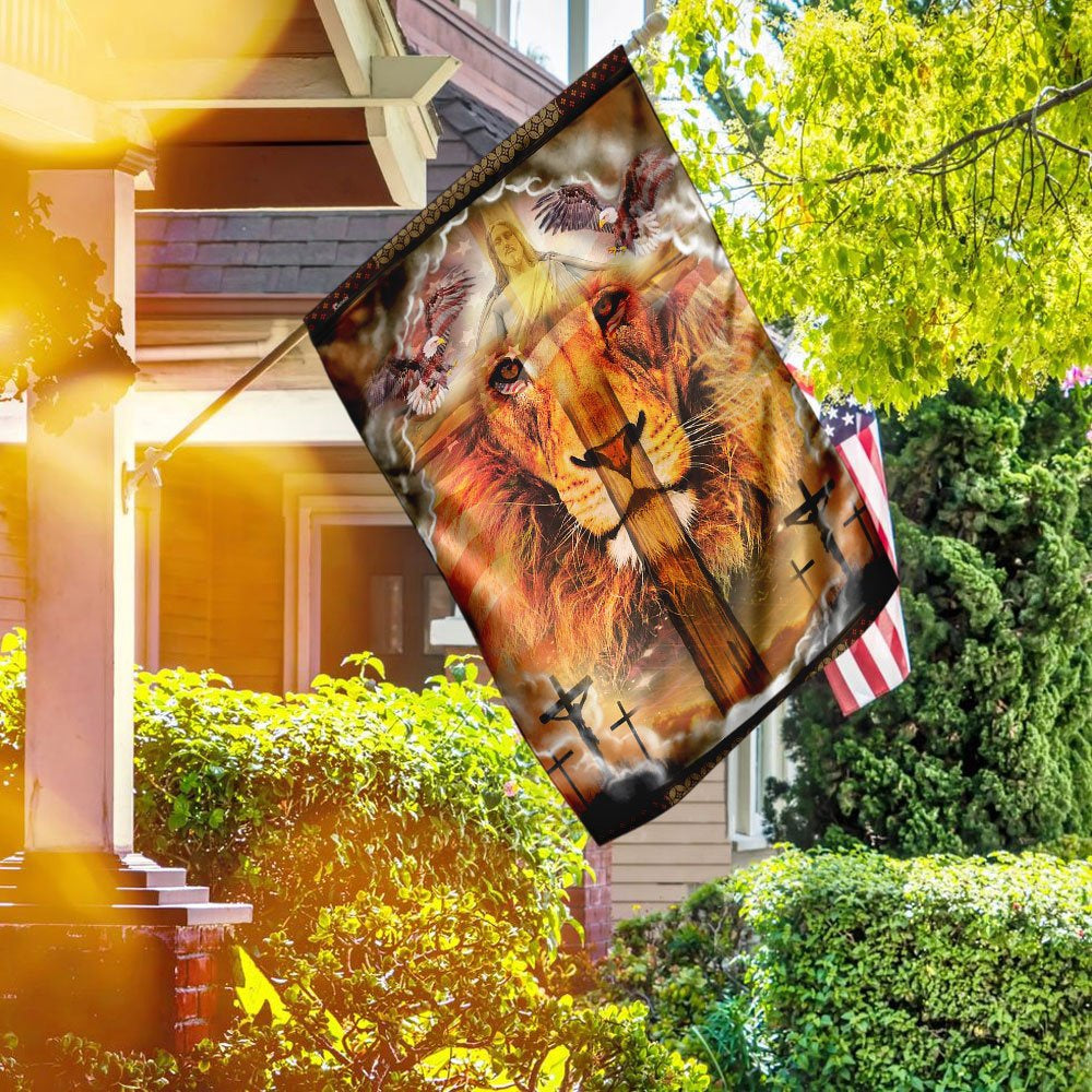 Christian Garden Flags, Jesus Christ, Our Hope Flag, Christian House Flags, Christian Cross Flag, Faith Flag