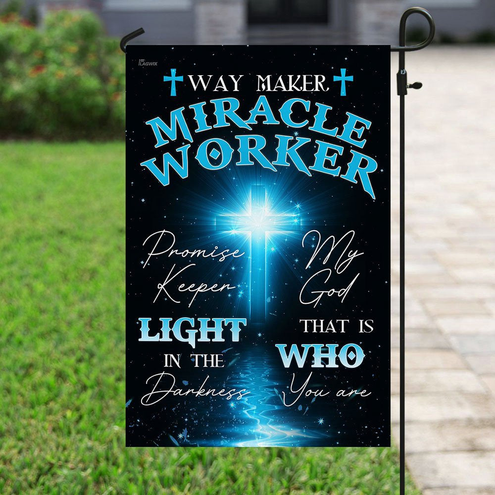 Christian Garden Flags, My God That Is Who You Are Flag, Christian House Flags, Christian Cross Flag, Faith Flag