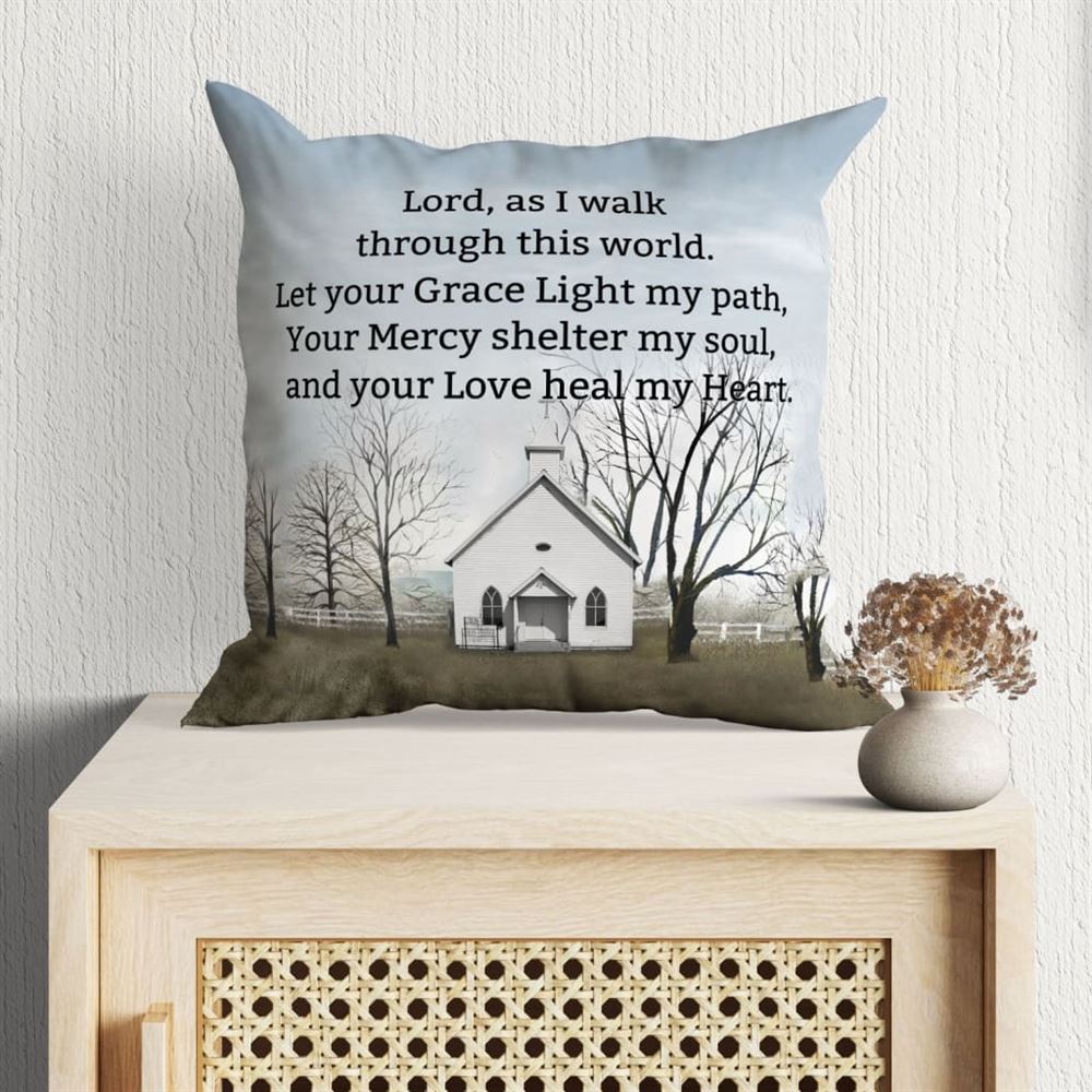 Christian Pillow, Jesus Pillow, A Daily Prayer Pillow, Christian Throw Pillow, Inspirational Gifts, Best Pillow