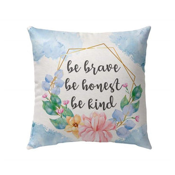 Christian Pillow, Jesus Pillow, Be Brave Be Honest Be Kind Christian Pillow, Christian Throw Pillow, Inspirational Gifts, Best Pillow