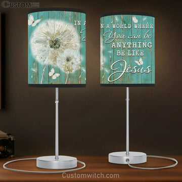 Christian Lamp Gift I Will Walk By Faith Even When I Cannot See Table Lamp Print - Christian Bedroom Decor