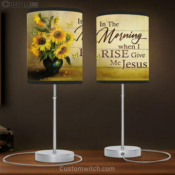 Christian Lamp Gift In A World Where You Can Be Anything Be Like Jesus Table Lamp Art - Christian Bedroom Decor