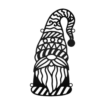 Christmas Gnome 3 Metal Wall Decor, Christmas Gift, Christmas Home Decor Sign, Christmas Outdoor Metal Sign