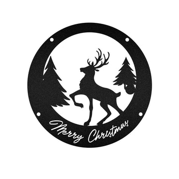 Christmas Metal Wall Art, Christmas Gift, Christmas Home Decor Sign, Christmas Outdoor Metal Sign