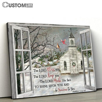 Church Cardinal The Lord Bless You Canvas Poster