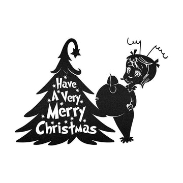 Cindy Lou Who Have A Very Merry Christmas Custom Neon Metal Sign, Christmas Gift, Christmas Home Decor Sign, Christmas Outdoor Metal Sign