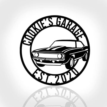 Classic Car Collection Metal Sign, Great Father's Day Gift, Idea Classic Car Sign, Garage Sign, Car Enthusiast Gift