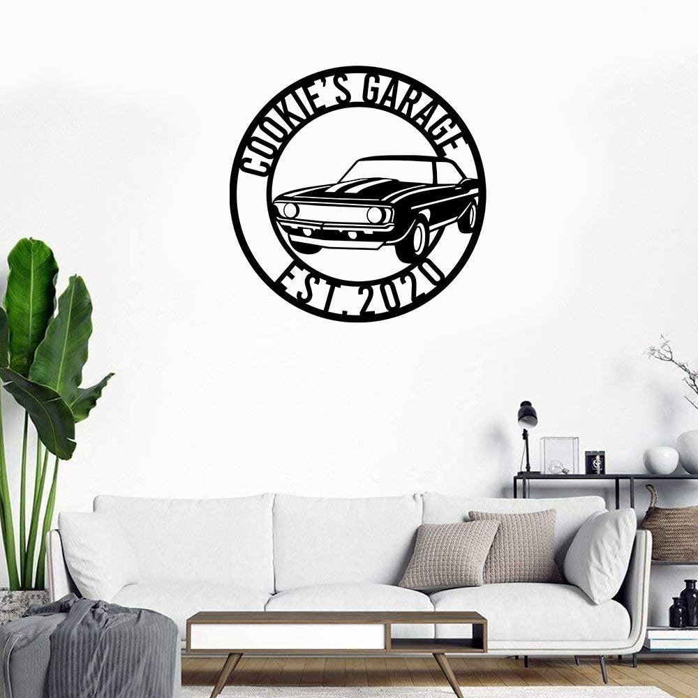 Classic Car Collection Metal Sign, Great Father's Day Gift, Idea Classic Car Sign, Garage Sign, Car Enthusiast Gift