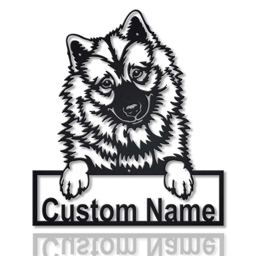 Custom Eurasier Dog Metal Sign, Led Lights Eurasier Metal Sign, Dog Lover Gift, Dog Wall Sign, Home Decor Sign