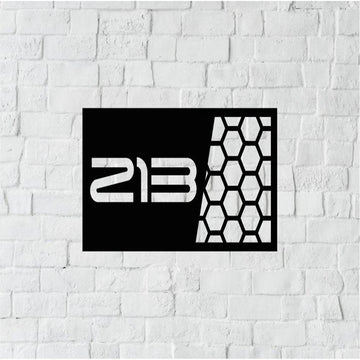 Custom Metal Address Sign For Rock Wolf Sign For Rock Or Wall Custom Number And Street Name Or Only Number Wolf Address