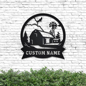 Custom Metal Farm Sign, Farmhouse Metal Sign, Gift Ideas For Farm Woman, Large Metal Outdoor Signs, Outdoor Metal Sign Frames
