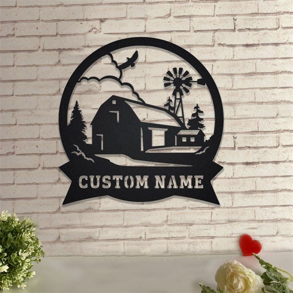 Custom Metal Farm Sign, Farmhouse Metal Sign, Gift Ideas For Farm Woman, Large Metal Outdoor Signs, Outdoor Metal Sign Frames