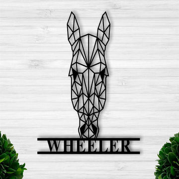 Custom Metal Farm Sign, Horse Farm Metal Sign, Gift Ideas For Farm Woman, Large Metal Outdoor Signs, Outdoor Metal Sign Frames