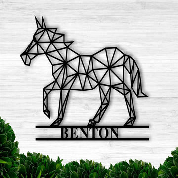 Custom Metal Farm Sign, Horse Metal Farm Sign, Gift Ideas For Farm Woman, Large Metal Outdoor Signs, Outdoor Metal Sign Frames