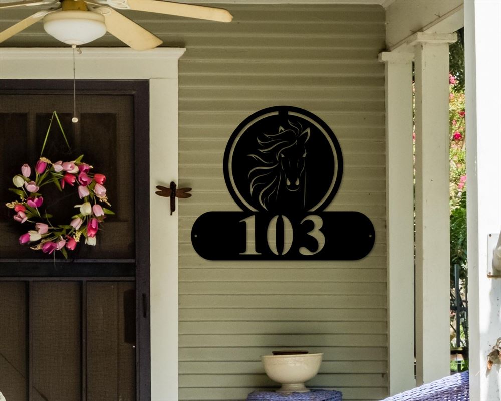 Custom Metal Farm Sign, Horse Metal Sign, Gift Ideas For Farm Woman, Large Metal Outdoor Signs, Outdoor Metal Sign Frames