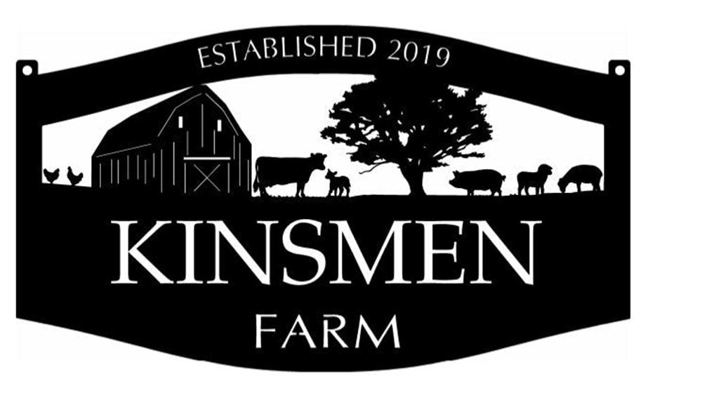 Custom Metal Farm Sign, Metal Sheep Farm Sign, Gift Ideas For Farm Woman, Large Metal Outdoor Signs, Outdoor Metal Sign Frames